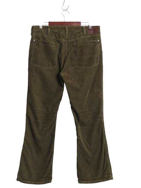 00s ポロ ラルフローレン 細畝 コーデュロイ フレア パンツ メンズ 36 30 / オールド ブーツカット ベルボトム コットン ノータック コーズ