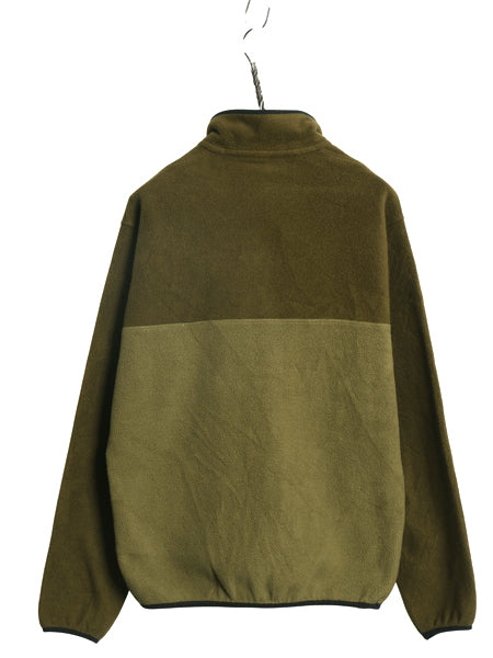 パタゴニア ライトウェイト シンチラ スナップT メンズ S 古着 18年製 アウトドア フリース プルオーバー ジャケット ハイネック ツートン