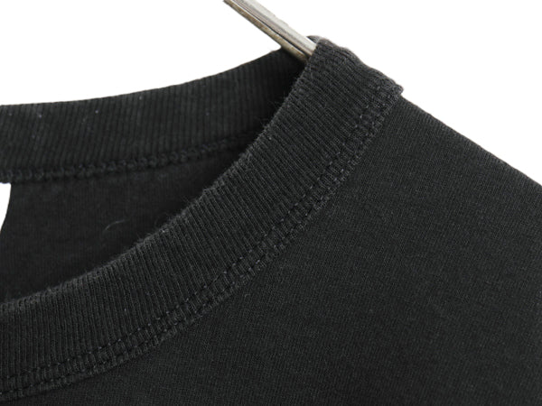 00s ラッセル 半袖 Tシャツ メンズ XXL / オールド ヘビーウェイト コットン トップス ワンポイント ゆったり カットソー 大きいサイズ 黒