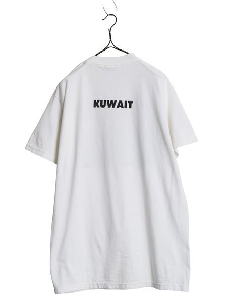 00s USA製 ☆ DKNY ダナキャラン ロゴ プリント Tシャツ メンズ XL 程 古着 オールド フォト グラフィック シングルステッチ 白 モノトーン
