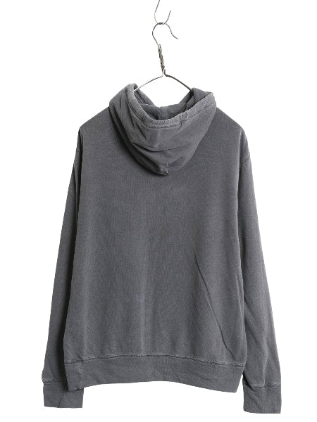 ポロ ラルフローレン スウェット フード パーカー メンズ M / トレーナー 長袖 Tシャツ ロンT 裏起毛なし ワンポイント ストレッチ 薄手 灰