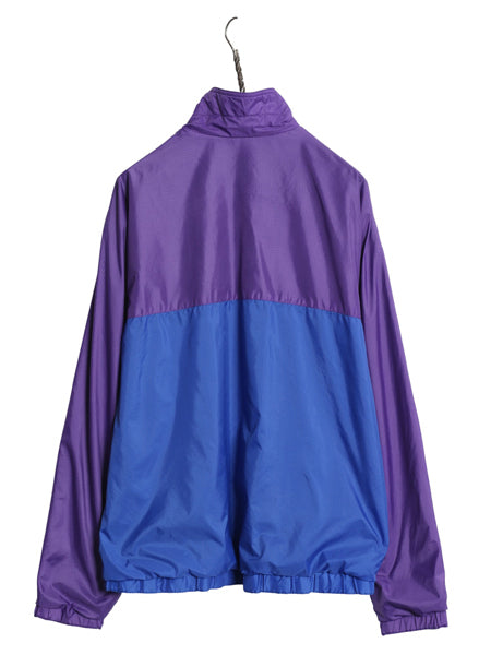 80s USA製 ★ パタゴニア フェザーウェイト シェル ジャケット メンズ M / 古着 ヴィンテージ ナイロン フルジップ ハイネック ツートン