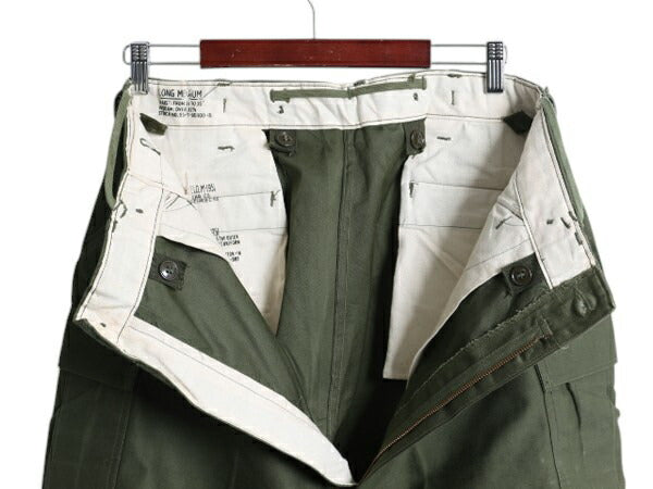 デッドストック 50s ★ 米軍実物 US ARMY M-51 フィールド パンツ LONG MEDIUM ヴィンテージ 53年製 ミリタリー アーミー 軍物 カーゴ M-65