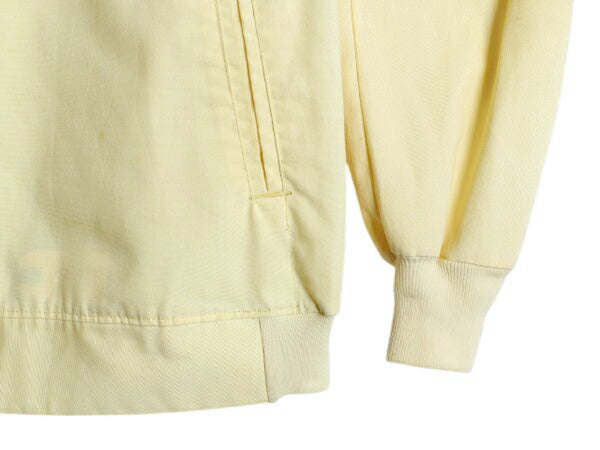70s ★ JCPENNY ダービー タイプ ジャケット メンズ XL / 古着 ヴィンテージ フルジップ カップショルダー スイングトップ 大きいサイズ 黄