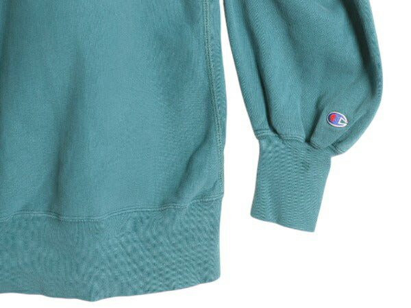90s USA製 ★ チャンピオン リバースウィーブ スウェット メンズ XL 古着 オールド トレーナー 裏起毛 ワンポイント ヘビーウェイト 目付き