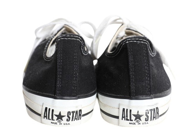 デッドストック 90s USA製 コンバース オールスター ローカット US 12 30.5cm / 新品 アメリカ製 オールド Converse ALLSTAR スニーカー 黒