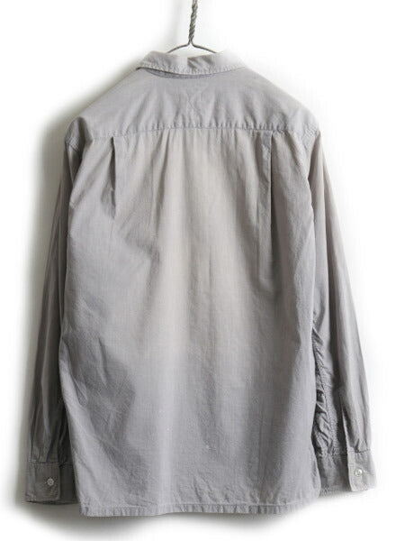 60s BVD カスリ柄 コットン 長袖 シャツ (M)