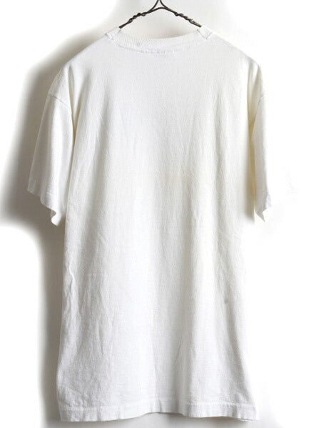 90s JOEY WALDON ジョーク メッセージ アート プリント 半袖 Tシャツ (L)