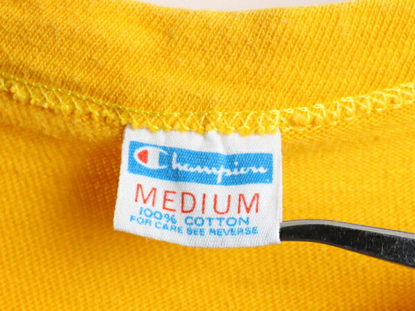 70's Champion チャンピオン BOBCATS プリント フットボール 半袖 Tシャツ (M)