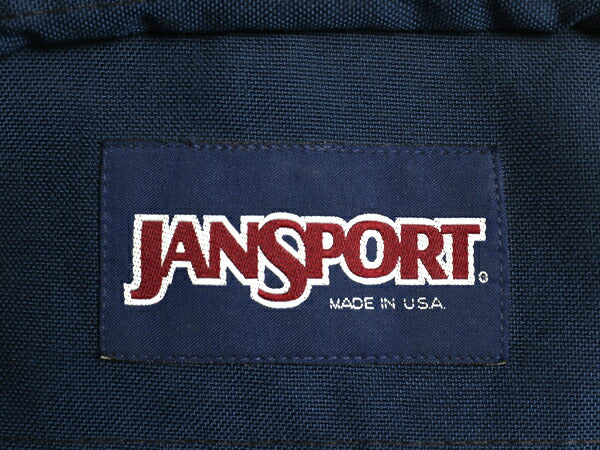 80s 95s USA製 ★ ジャンスポーツ ボトムレザー ナイロン リュックサック / ヴィンテージ アウトドア カバン デイパック バックパック 本革
