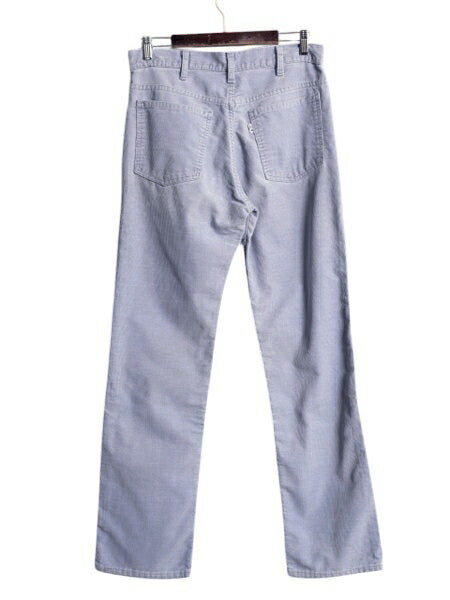80s USA製 ★ リーバイス 519 コーデュロイ パンツ メンズ 実寸 32 32 程 古着 80年代 ヴィンテージ Levis スリム ストレート 細身 細畝 青