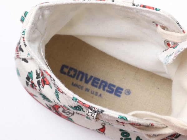 90's Converse コンバース All Star オールスター Hi クリスマス柄 (10 1/2 29cm)