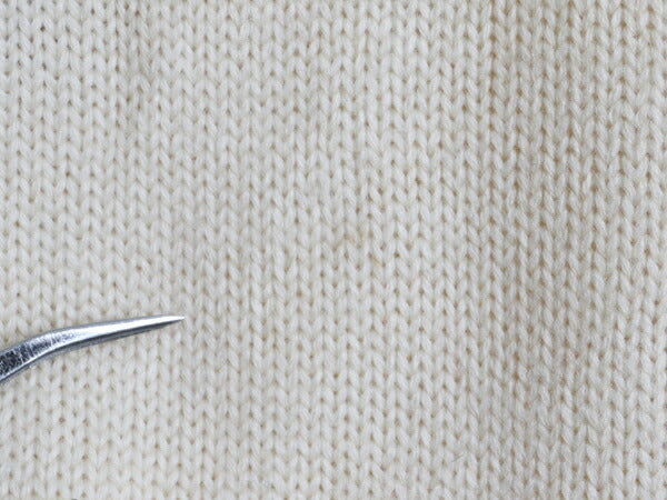 40's PERSON カレッジ 刺繍 Vネック ニット セーター (M 程)