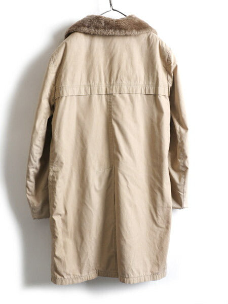 70s USA製 ビンテージ ★ ウールリッチ ギャング コート ( 42 メンズ L 程) 70年代 WOOLRICH ロング ジャケット 内ボア チェスターコート