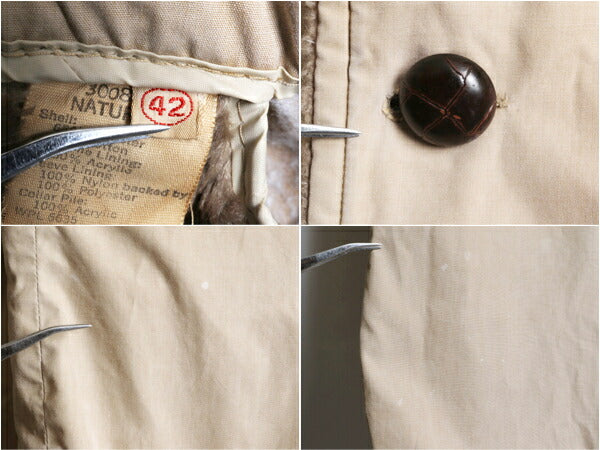 70s USA製 ビンテージ ★ ウールリッチ ギャング コート ( 42 メンズ L 程) 70年代 WOOLRICH ロング ジャケット 内ボア チェスターコート