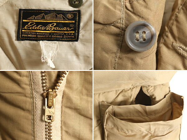 70s 80s ★ エディバウアー カラコラム ダウン パンツ メンズ XL 程/ ヴィンテージ EDDIE BAUER DOWN KARAKORAM アウトドア キルティング