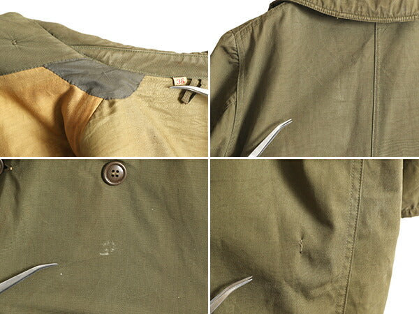 40s ★ 米軍実物 US ARMY M-1943 マッキーノ コート メンズ S 程/ ヴィンテージ ジープ マッキノー ジャケット ダブルブレスト ミリタリー