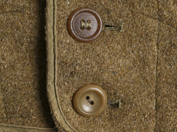 30s ★ A-1 フライト タイプ ウール ジャケット メンズ L 古着 30年代 ヴィンテージ ショールカラー ミリタリー USAAF CCC A1 カーキ 無地