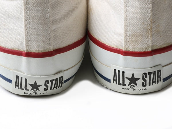 ほぼ デッドストック 90s USA製 コンバース オールスター ローカット ナチュラル (11 1/2 30cm ) 90年代 Converse アメリカ製 生成り