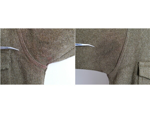 30s40's Pontiac プルオーバー マチ付 ウールシャツ (L程)