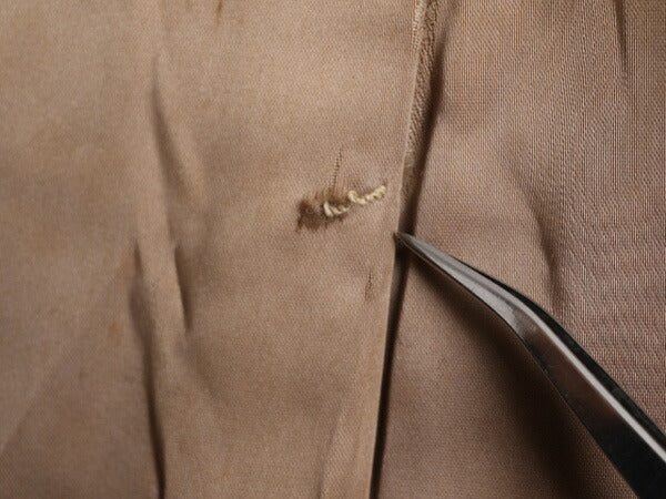 70's~ Unknown ファー切替 ハイネック フルジップ ニット ジャケット(レディース S程)