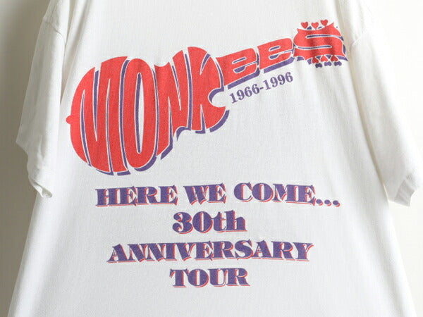 90's The Monkees ザ・モンキーズ 30周年 ツアー 両面 プリント Tシャツ (XL)