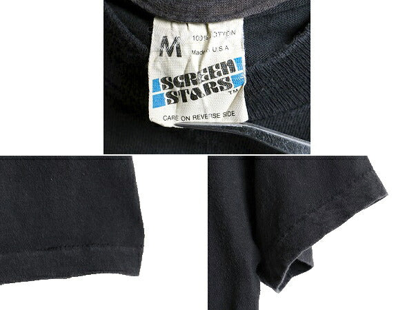 80s USA製 ビンテージ ★ The Who AMERICAN TOUR 82 両面 プリント 半袖 Tシャツ ( メンズ M ) 古着 80年代 ザ フー バンド ロック ツアーT