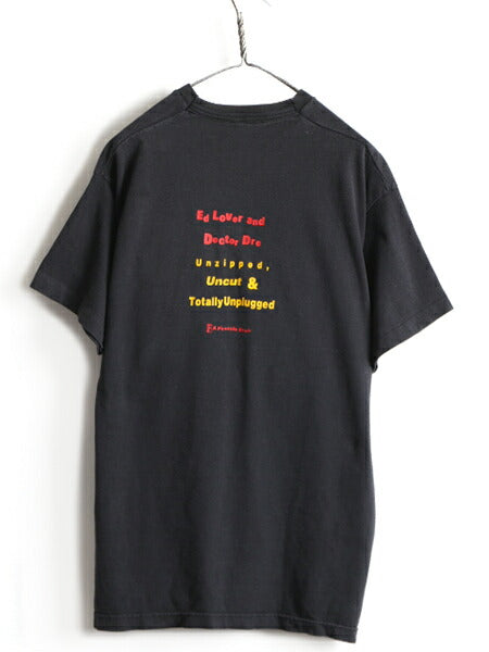 90s USA製 ★ Dr DRE 両面 プリント 半袖 Tシャツ ( メンズ XL ) 古着 90年代 オールド ドクタードレ ヒップホップ 黒 シングルステッチ