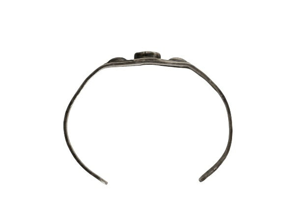 ~ 40s ★ ナバホ ターコイズ インゴット シルバー バングル / 小物 ヴィンテージ ハンドメイド インディアン ジュエリー ブレスレット 銀