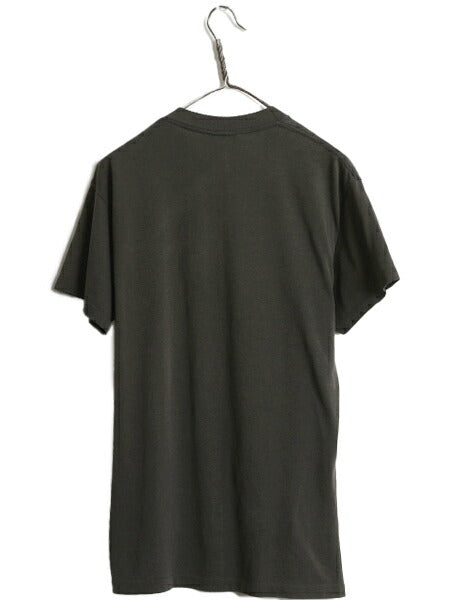 90s USA製 ★ 3Dエンブレム ハーレー ダビッドソン イラスト プリント Tシャツ メンズ L / 古着 オールド オフィシャル バイク アート 黒