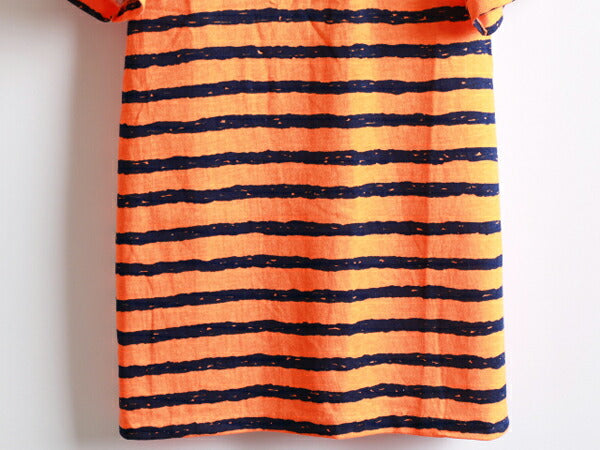 80s 90s デッドストック USA製 ★ Artex アルテックス ボーダー 柄 モックネック 半袖 Tシャツ ( メンズ 男性 M) 90年代 80年代 アメリカ製