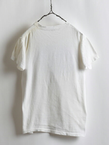 70s ★ Velva Sheen ヴェルバシーン ミルヴィル 200周年 プリント 半袖 コットン Tシャツ ( メンズ 男性 M ) 70年代 ビンテージ 古着 USED