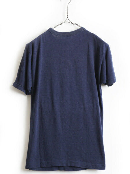 70's USA製 Champion チャンピオン バスケ チャンピオンシップ 5段 プリント 半袖 Tシャツ (L)