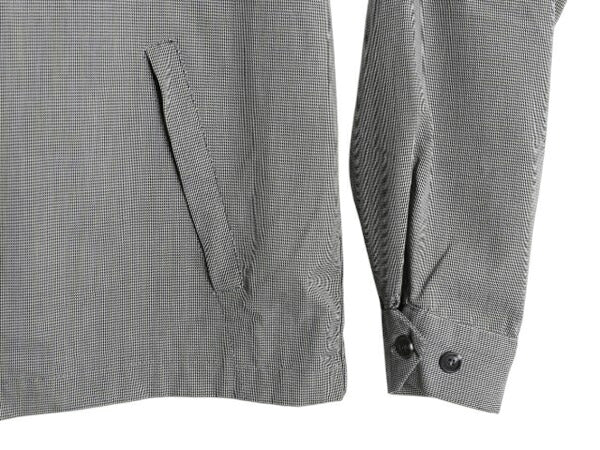 70s ★ ENGLISH SQUIRE ピンチェック スイングトップ ジャケット メンズ XL / 古着 ヴィンテージ フルジップ ブルゾン G-9 ハリントン 無地
