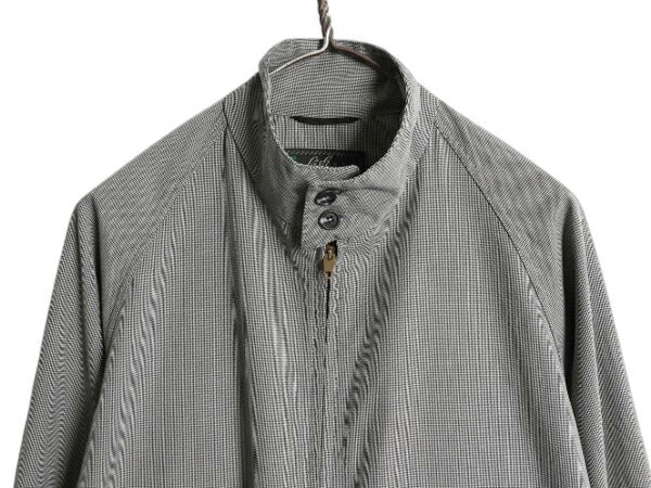 70s ★ ENGLISH SQUIRE ピンチェック スイングトップ ジャケット メンズ XL / 古着 ヴィンテージ フルジップ ブルゾン G-9 ハリントン 無地