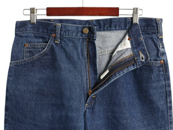 70s USA製 ★ Lee 200 0314 ブーツカット デニム パンツ メンズ 36 30 / 古着 ヴィンテージ フレア ジーンズ ジッパーフライ 42 TALON 濃紺