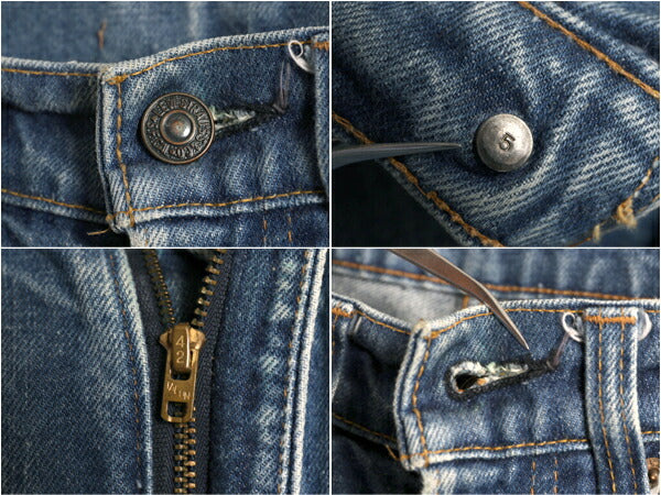 70s USA製 ★ リーバイス 505 デニム パンツ メンズ 28 32 / ビンテージ Levis 66前期 シングルステッチ ジッパーフライ スリム ストレート