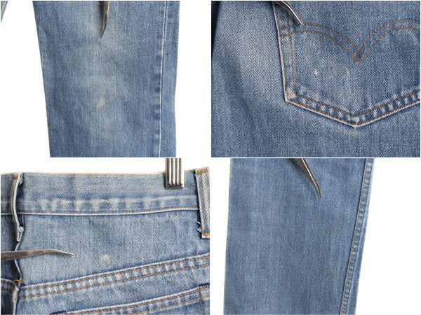 80s USA製 ★ リーバイス 517 フレア デニム パンツ 実寸 29 29 / 古着 ビンテージ Levis ブーツカット ジーンズ ジーパン 黒カン 42 TALON