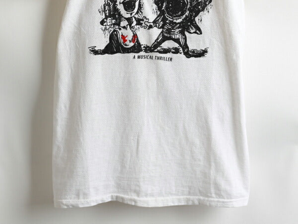 70s 希少サイズS ★ Sweeney Todd スウィーニートッド 染み込み プリント 半袖 Tシャツ ( メンズ 男性 ) 70年代 ミュージカル 映画 キャラT