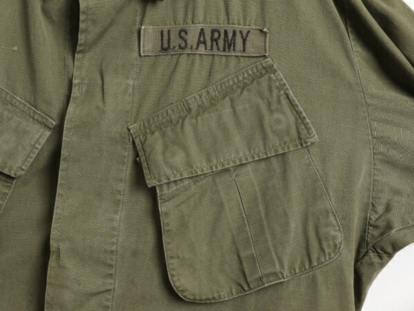 70s ★ 70年製 米軍実物 US ARMY 5th リップストップ ジャングルファティーグ ジャケット メンズ M 程/ 70年代 ヴィンテージ アーミー 4th