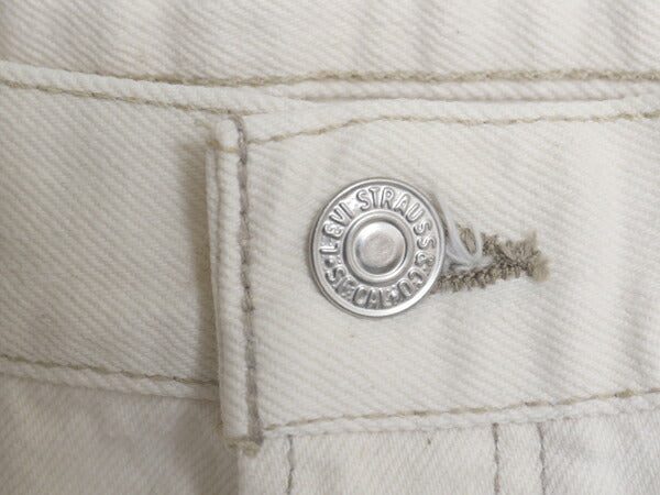 90s USA製 ★ リーバイス 501 0652 ナチュラル デニム パンツ メンズ 36 32 / Levis ジーパン ジーンズ ストレート ボタンフライ 生成り 白