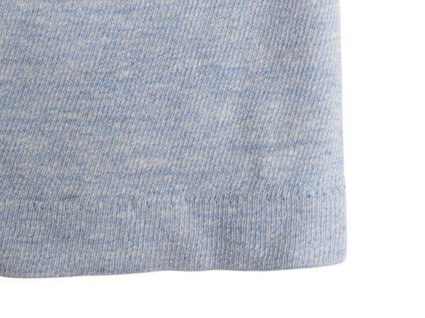 70s USA製 ★ チャンピオン カレッジ プリント 半袖 Tシャツ メンズ XL~ 小さめ L 程/ 古着 ヴィンテージ 当時物 バータグ 88 12 霜降り 青