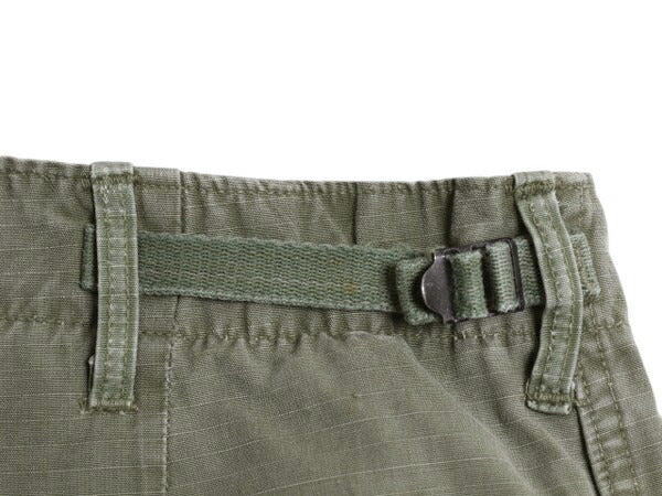 60s ★ 米軍実物 US ARMY 4th ジャングルファティーグ カーゴ パンツ 実寸 31 30 程/ 67年製 古着 ヴィンテージ リップストップ カスタム