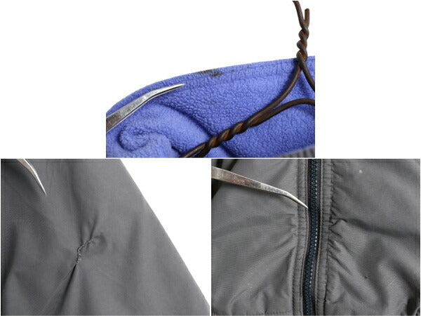80s USA製 ★ パタゴニア シェルド シンチラ ジャケット メンズ S 80年代 ヴィンテージ Patagonia ナイロン 裏フリース ブルゾン 旧タグ 灰