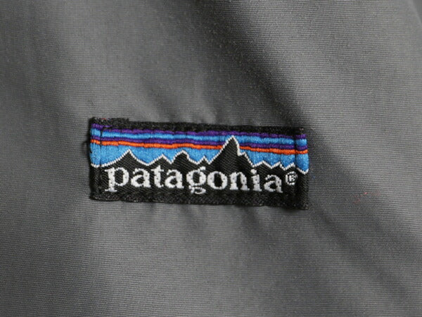 80s USA製 ★ パタゴニア シェルド シンチラ ジャケット メンズ S 80年代 ヴィンテージ Patagonia ナイロン 裏フリース ブルゾン 旧タグ 灰