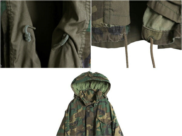70s ★ 初期 ALPHA INDUSTRIES社製 LC-1 リーフ カモ M-65 フィールド ジャケット LARGE REGULAR 民間 USA製 ヴィンテージ リップストップ