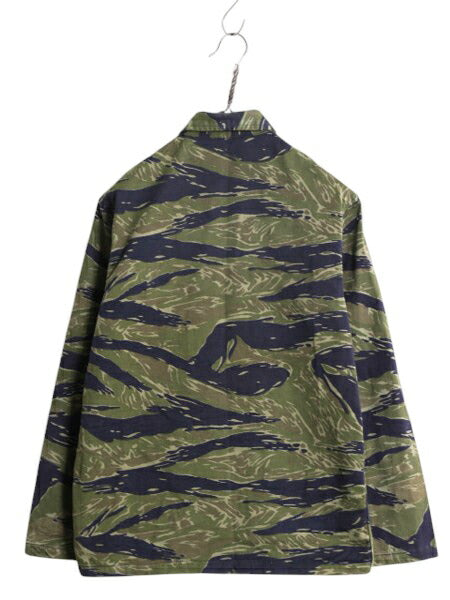 60s 70s ★ 米軍実物 タイガーストライプ カモ TO-78 シャツ ジャケット A-M ヴィンテージ ミリタリー ベトナム戦 当時物 TDD 沖縄タイガー