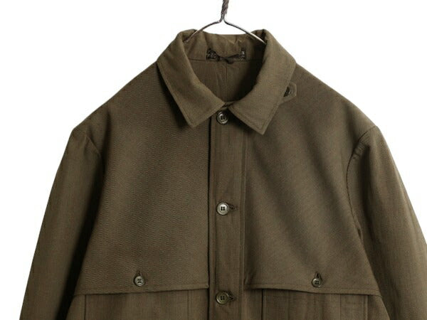 40s USA製 ★ FECHHEIMER BROTHERS ハンティング ジャケット メンズ L / ヴィンテージ ダブル マッキーノ コート ウール ギャバジン