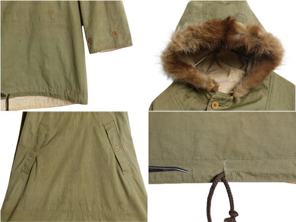 40s ★ 米軍実物 US ARMY 山岳部隊 M-42 スノーパーカー メンズ XL 程 古着 ジャケット コート スモック スキー リバーシブル プルオーバー