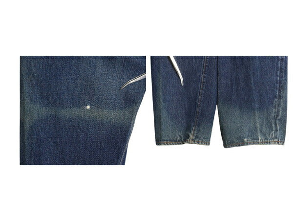70s ★ リーバイス 501 66前期 インディゴ デニム パンツ メンズ 33 34 / USA製 ヴィンテージ 赤耳 耳付き シングル ストレート 紙パッチ